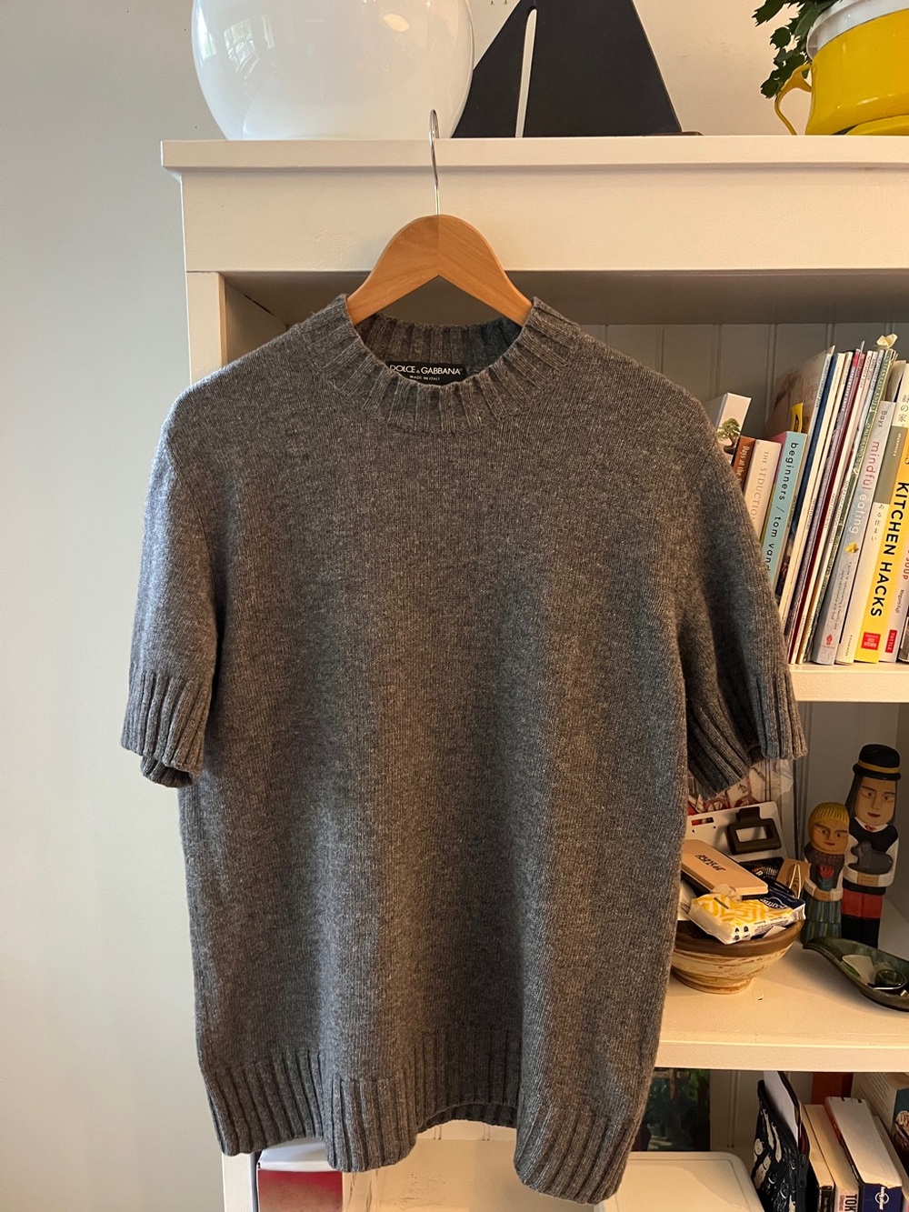 Dolce & Gabbana short sleeve high neck sweater size 50
